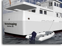 First draft of 82x22 Trawler Yacht. - © 2011 - C.R. Watson, Watson Enterprises